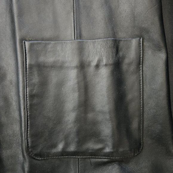 NWT - Leather Jessica Holbrook Black Soft & Supple Jacket - Size 1X - Picture 5 of 9